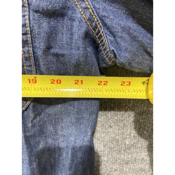 Cotton On Men - Brooklyn Long Sleeve Shirt - Dark indigo Large Blue - Picture 3 of 6